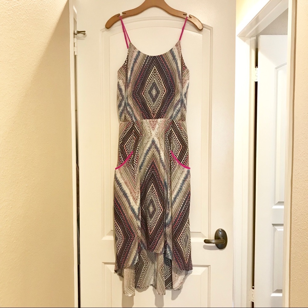 Flowy High-Low Dress with Pockets NWOT